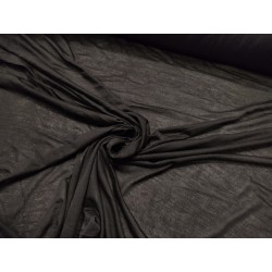Jersey coton noir fin