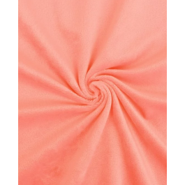 Minky plat corail
