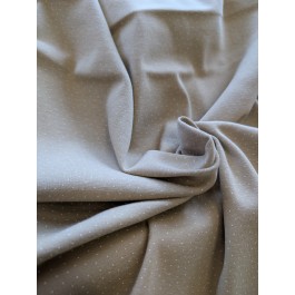 Jersey taupe à petits pois...