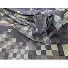 Denim tissé style patchwork