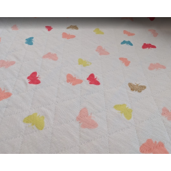 Matelassé jersey papillons...