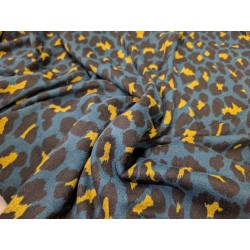 Lainage panther bleu