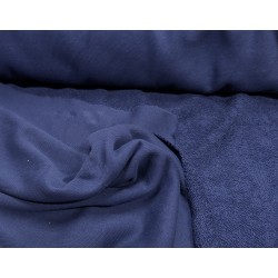 Molleton sweat uni bleu marine