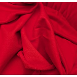 Molleton sweat uni rouge