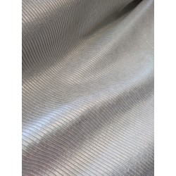 Velours côtelé argent