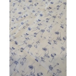 copy of Popeline oiseaux bleu