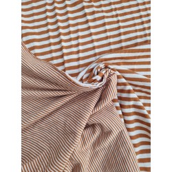 Jersey double rayé fines et...