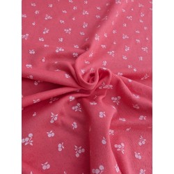 Jersey double corail motifs...