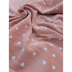 Velours de coton abricot...