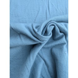 jersey double uni bleu/gris