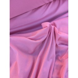 Jersey uni rose bonbon