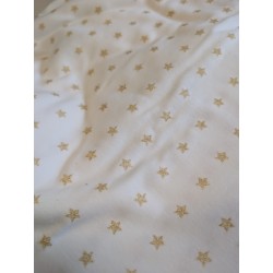 Jersey écru étoile doré