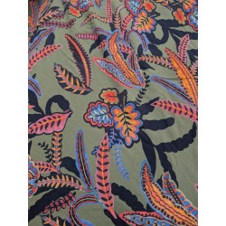 Viscose verte feuillages