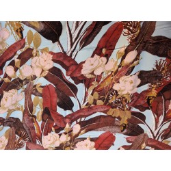 copy of Viscose tropical bleu